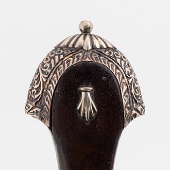 A powderhorn and Jambyia, north Africa, 19th/ 20th Century.