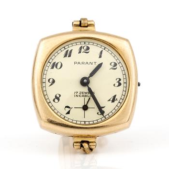 ARMBANDSUR, dam, 'Parant', 1900-tals mitt. 18K guld.