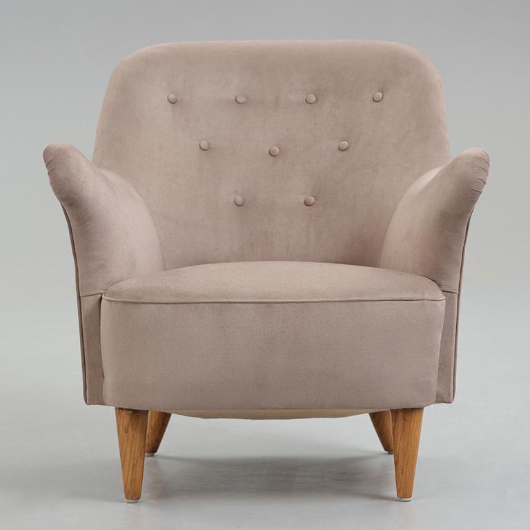 AB Elsa Gullberg, fåtölj, Swedish Modern, 1930-40-tal.