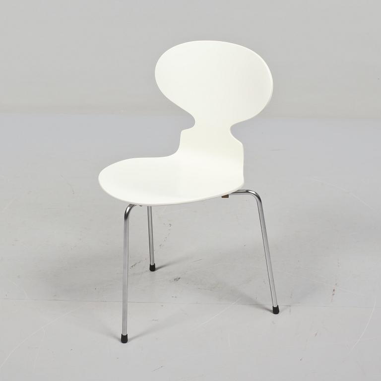 STOLAR, 4 st, "Myran", Arne Jacobsen, Fritz Hansen, 1900-talets andra hälft.