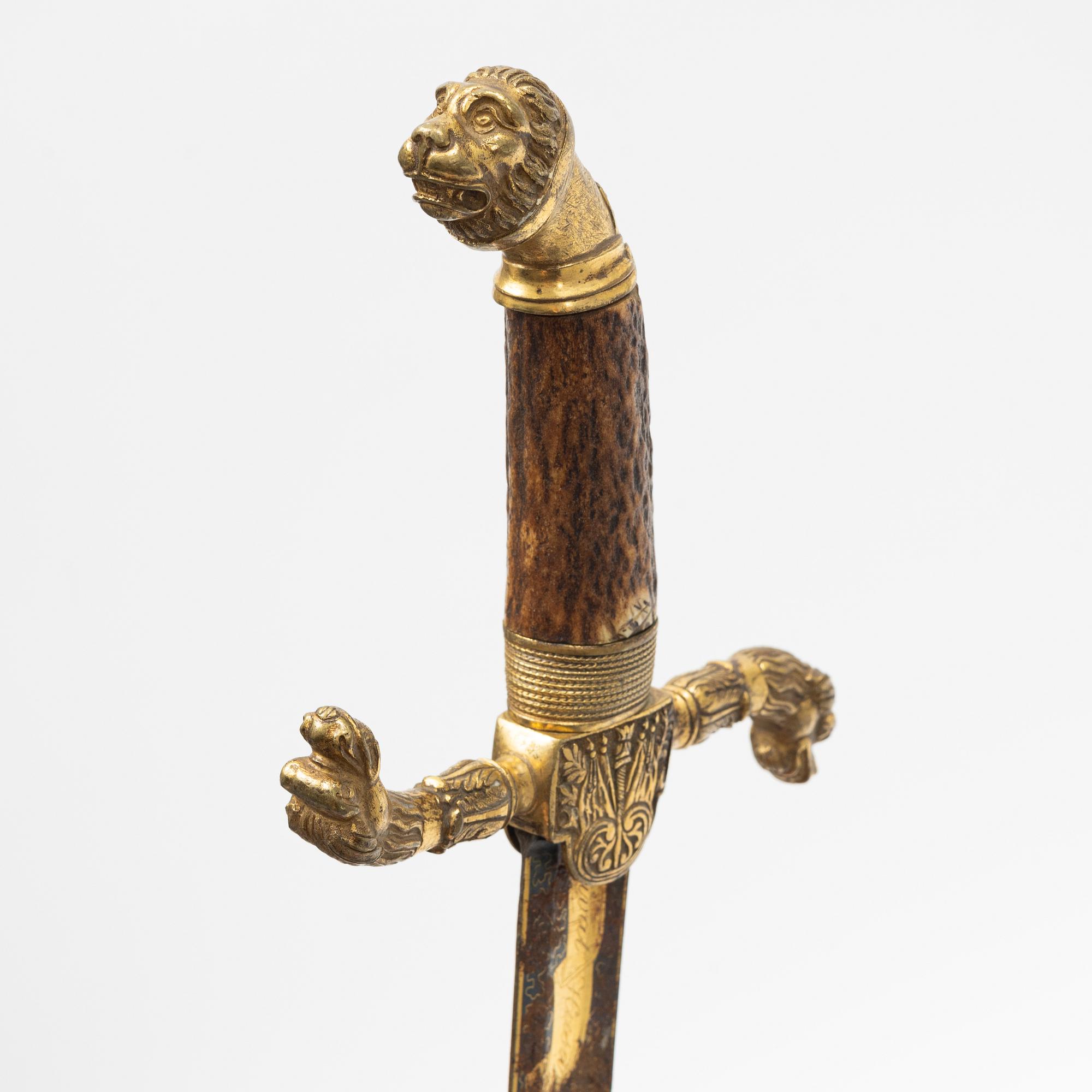 Sabel, för husarofficer, 1800-talets början.