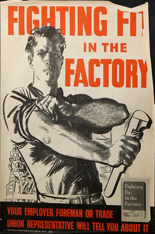 KRIGSAFFISCHER, 10 st, bla Bombs from Bricks!, England 1940-tal.