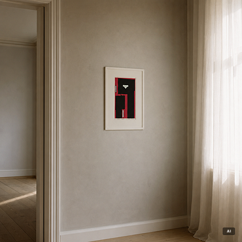 Olle Bærtling, "Egypte - formes noires dans le rouge".