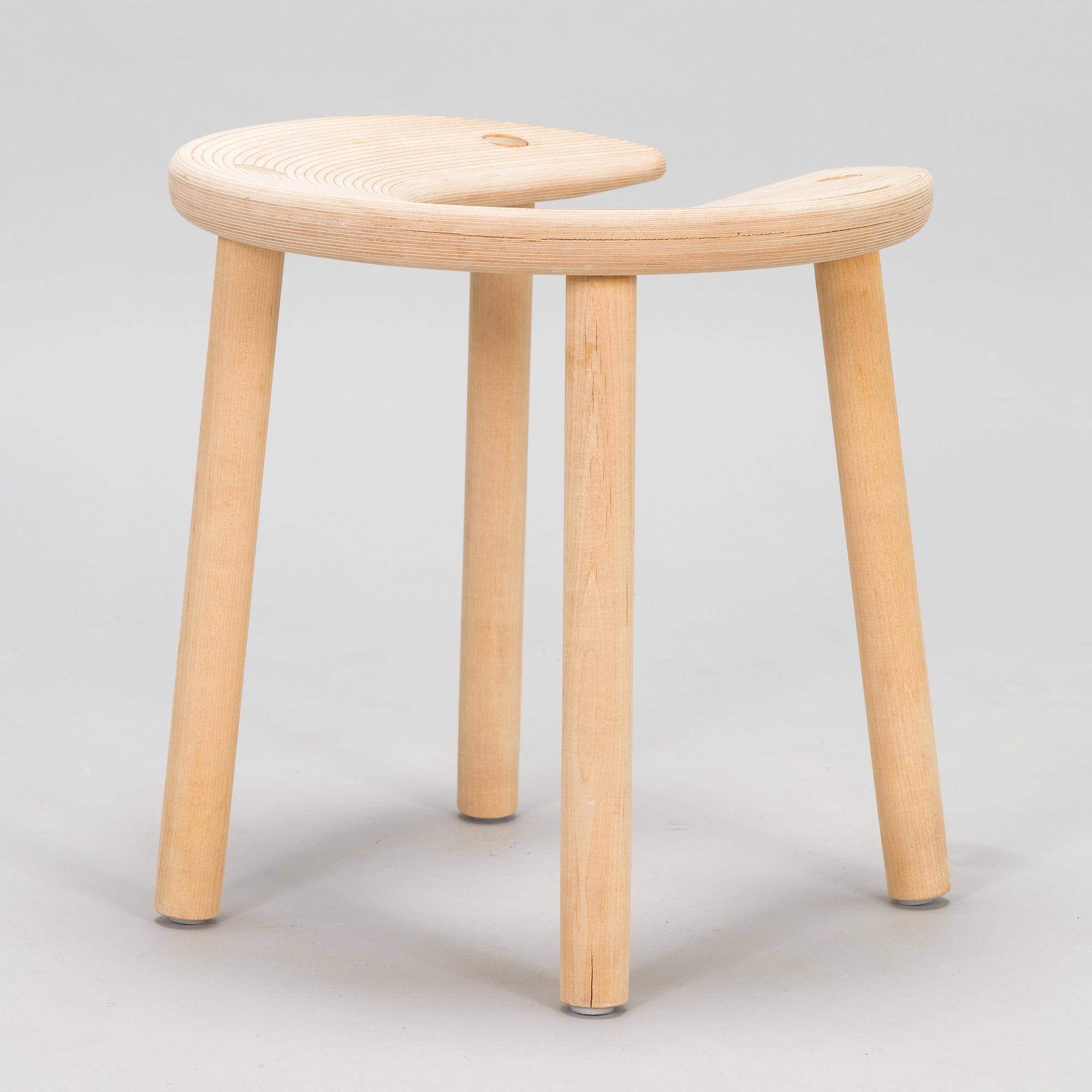 Antti Nurmesniemi, pall, "Sauna Stool", 1950-60-tal.