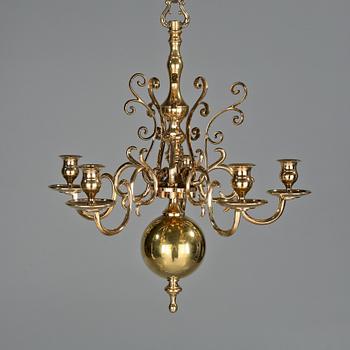 TAKKRONA, barockstil, Skultuna, 1900-talets andra hälft. Höjd ca 46 cm.