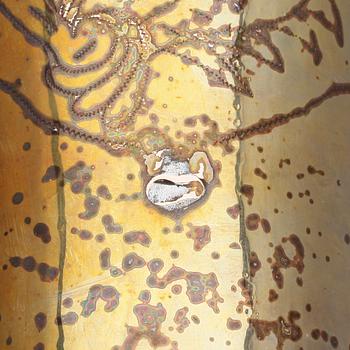 BÄGARE, silver, ej stämplad, sannolikt 1700-tal. Vikt ca 175 gram.