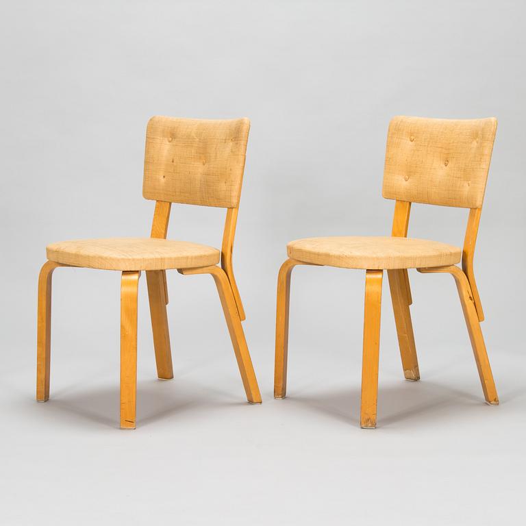 Alvar Aalto, Four mid-20th century '63' chairs for O.Y. Huonekalu- ja Rakennustyötehdas A.B.