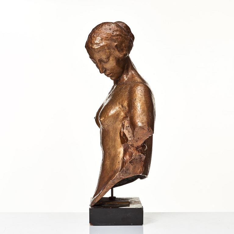 Robert Wlerick, "La jeunesse", Youth, head and torso.
