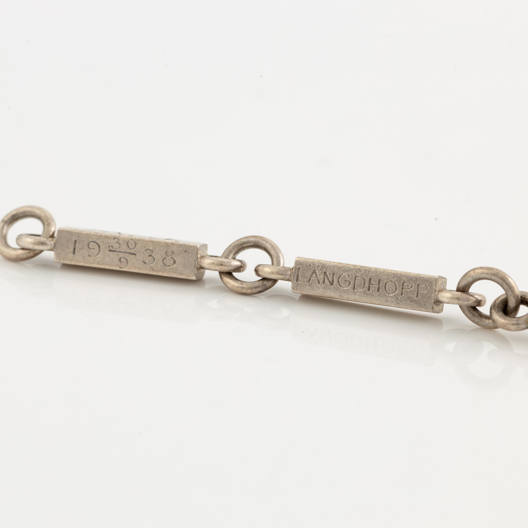 Wiwen Nilsson, Bracelet, silver, Lund 1938.