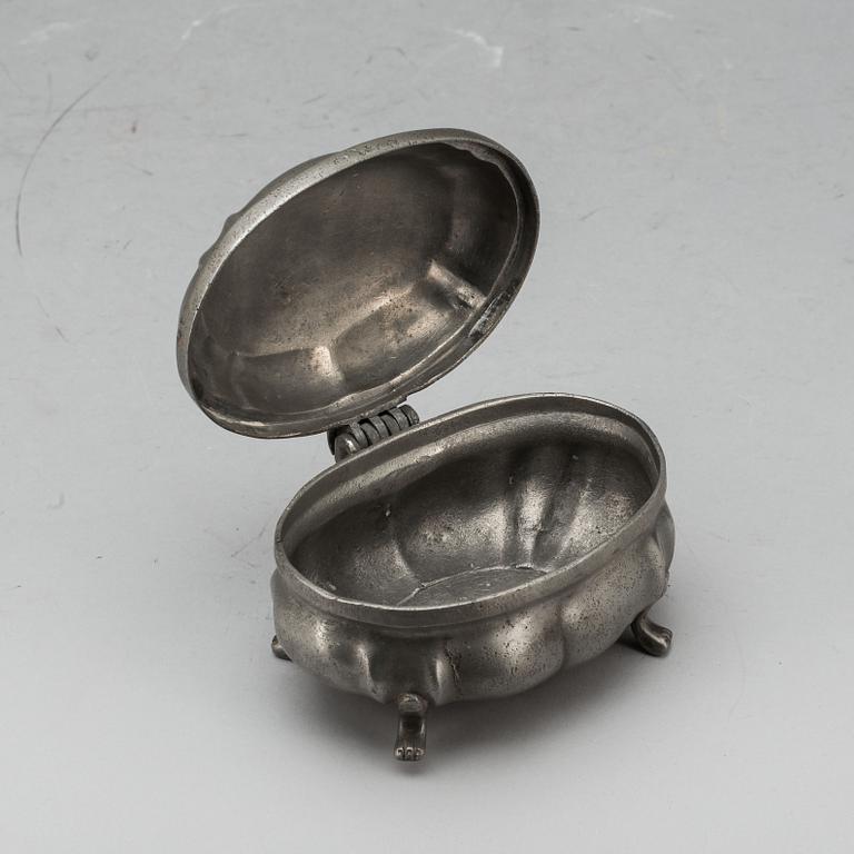 SOCKERSKRIN, tenn, rokoko. Eric Björkman(1741-1761/65) Stockholm.