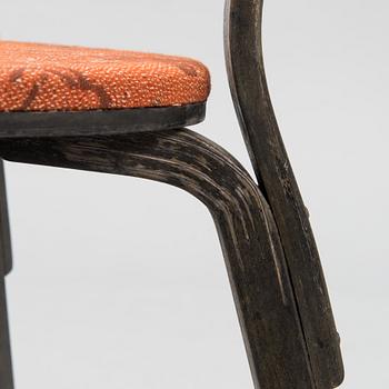 Alvar Aalto, stolar, 2 st, modell 69, O.Y. Huonekalu- ja Rakennustyötehdas A.B. 1940-tal.