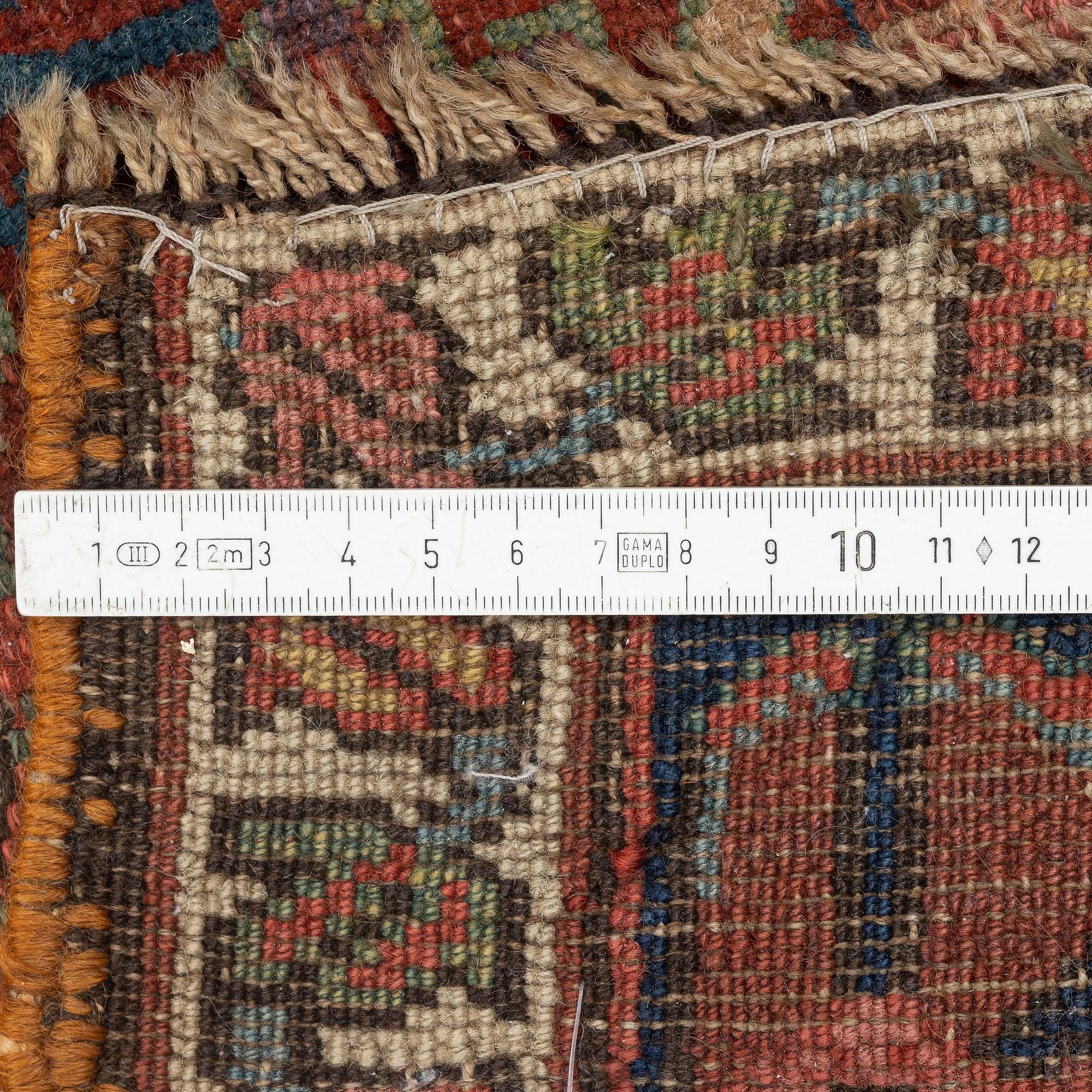 An antique Kurdish kelleh, Northwest Persia, c. 340 x 150 cm.