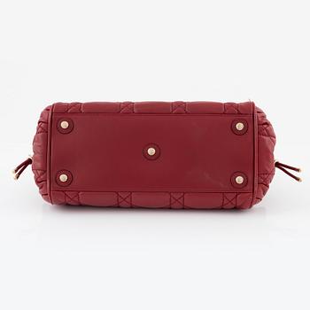 Christian Dior, A red cannage quilted leather bag.