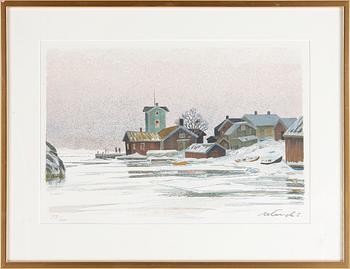 ROLAND SVENSSON, färglitografi, signerad och numrerad 39/350.