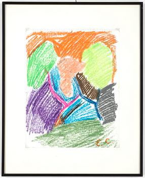 Erland Cullberg · ERLAND CULLBERG, pastell, signerad