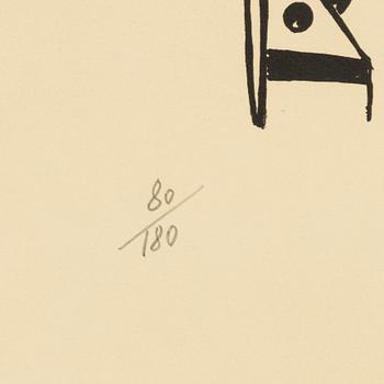 Fernand Léger, efter, "L'Homme dans la Ville" ur sviten "La Ville".