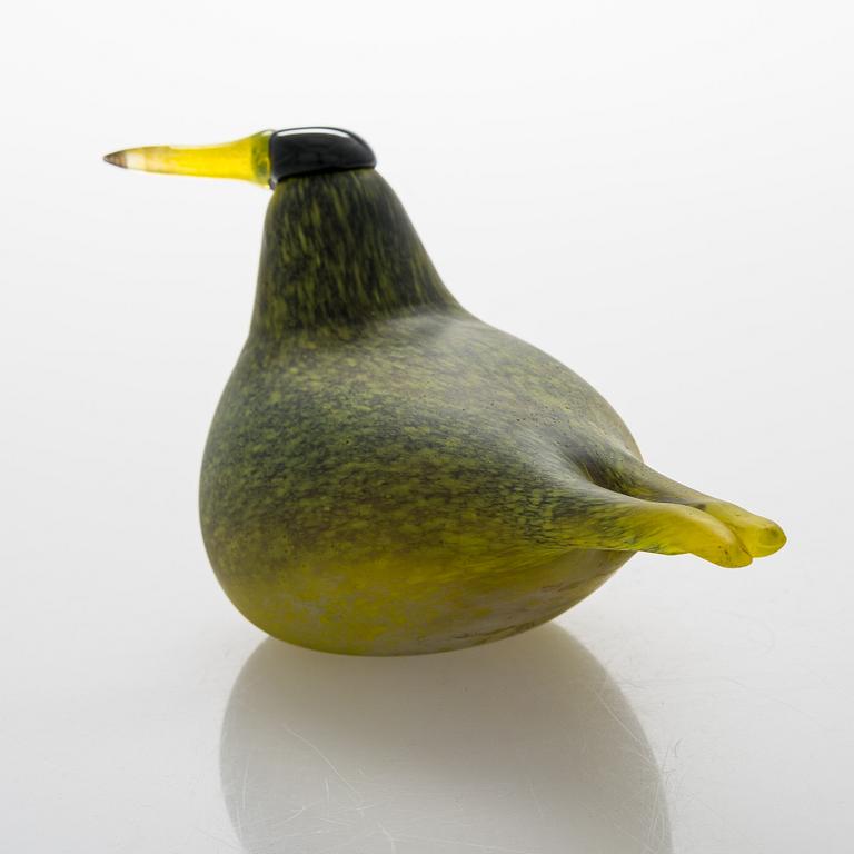 Oiva Toikka, A glass bird, signed O. Toikka Nuutajärvi.