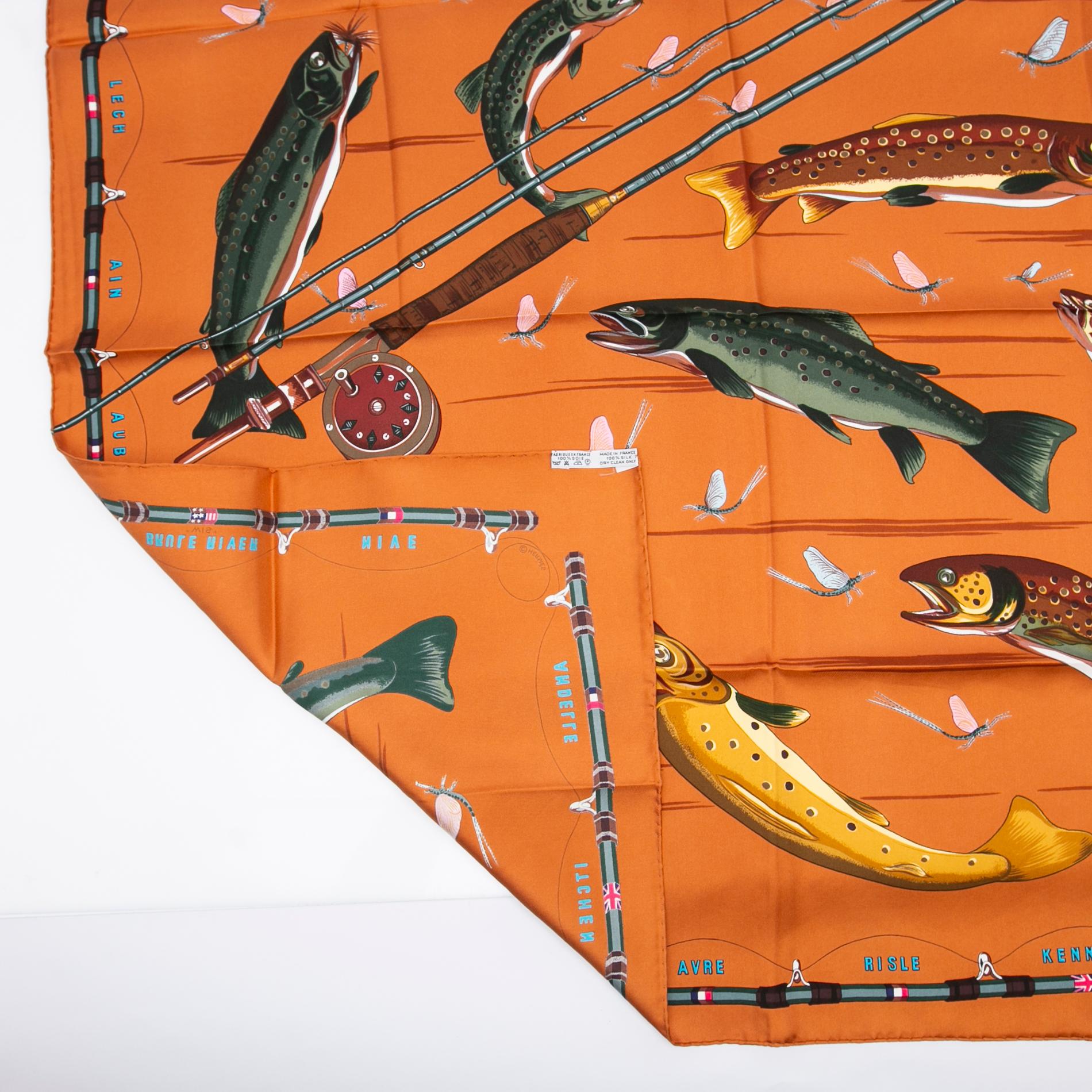 Hermès, Scarf, "The Trout".