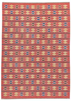 Ingrid Dessau, A CARPET. Flat weave and tapestry weave. 349,5 x 242,5 cm. Signed KLH ID.