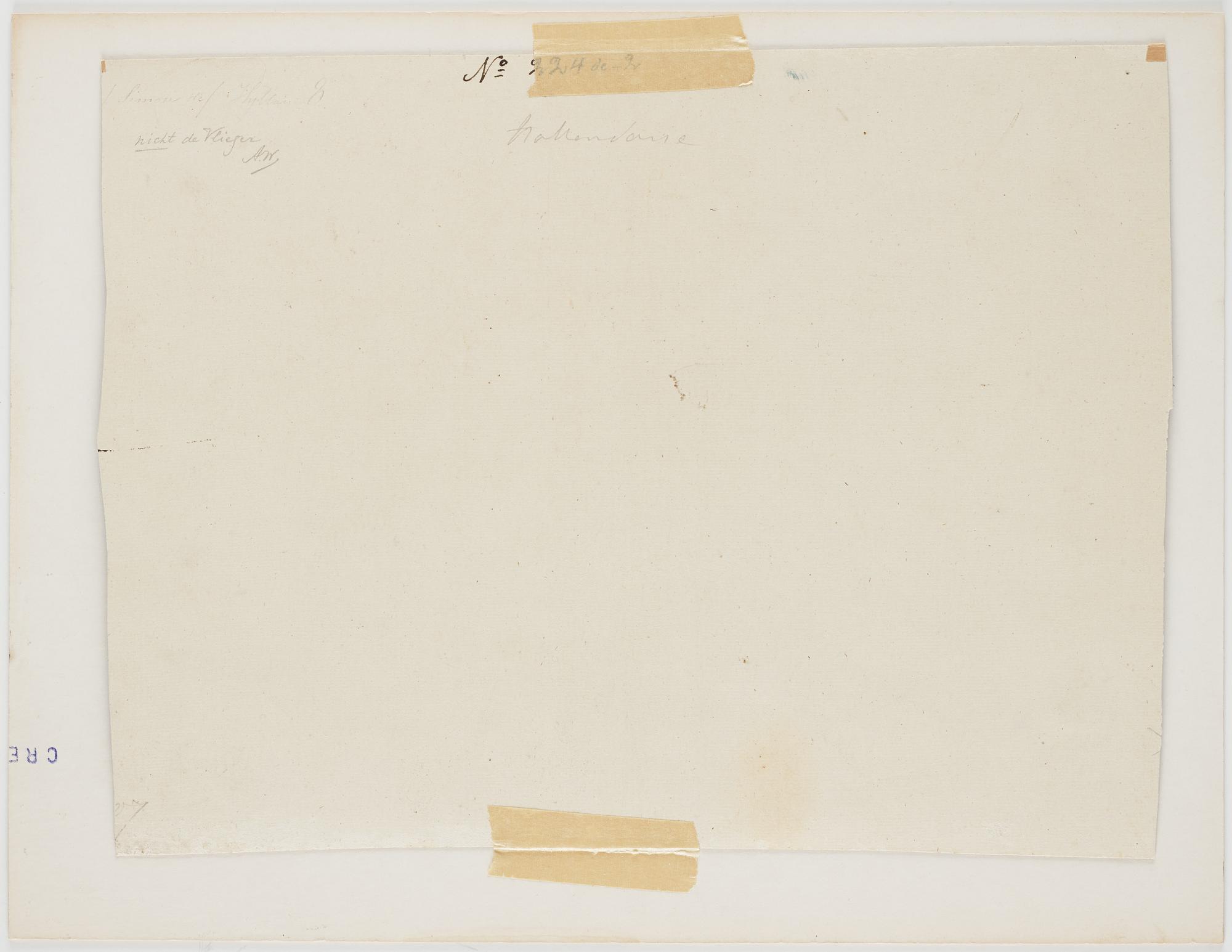 PAUL BRIL, circle of. Unsigned. inkwash 18.5 x 30.5 cm.