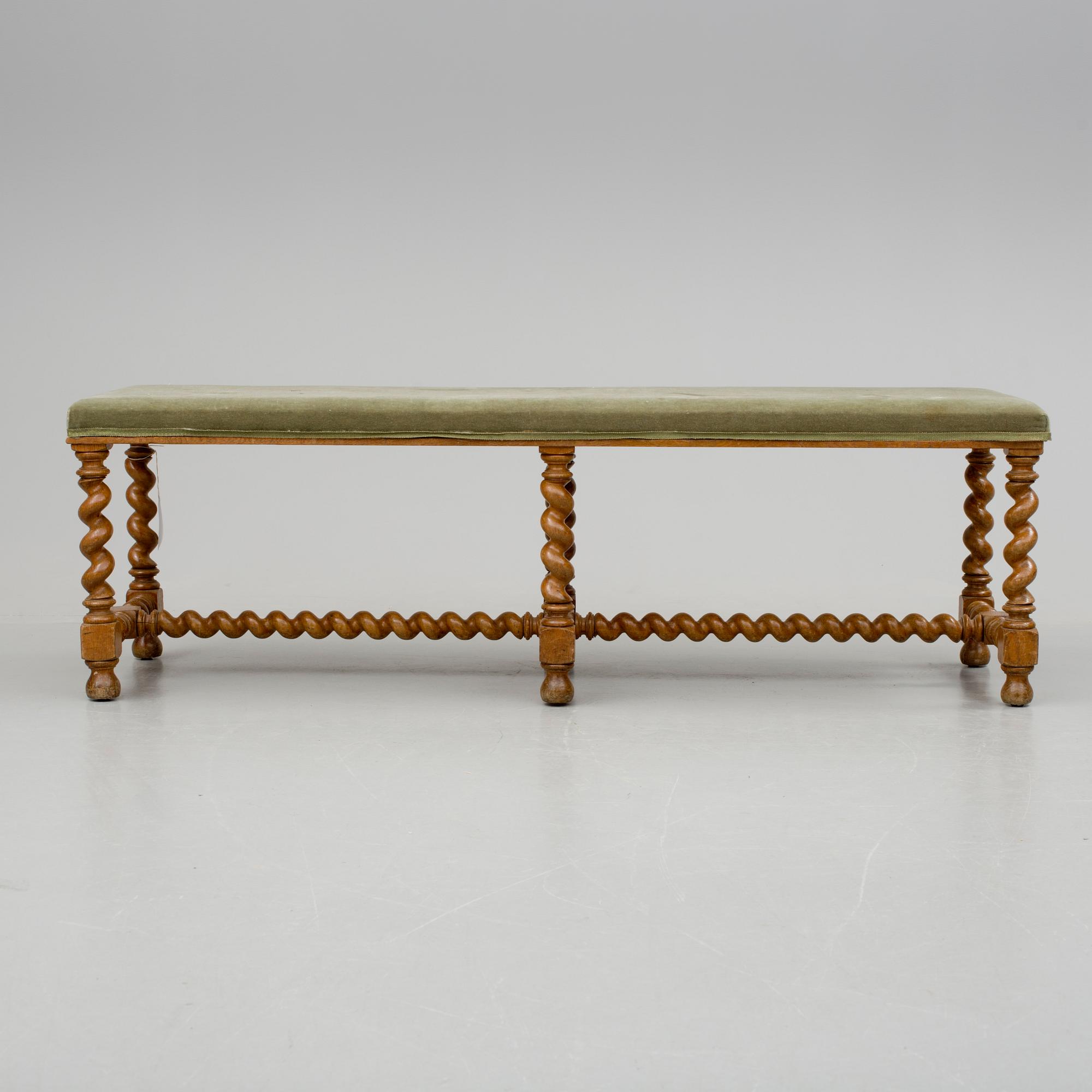 BÄNK, barockstil, omkring år 1900.
