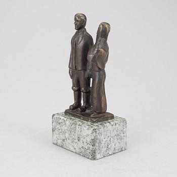 AXEL OLSSON, skulptur, brons, signerad.