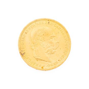 Gold coin, Austria-Hungary, 20 Corona, 1894.