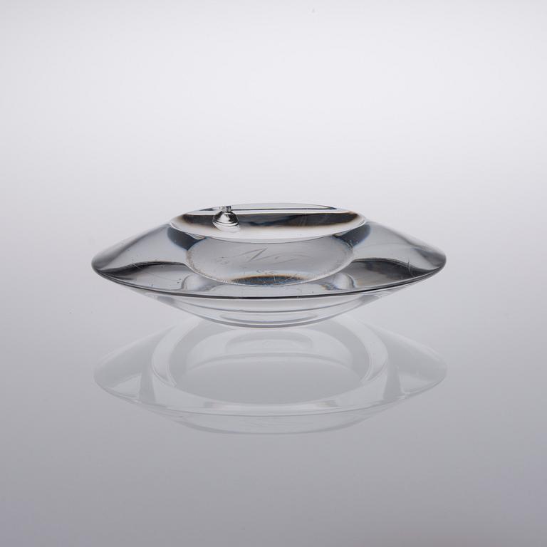 SKÅL, glas, signerad Aimo Okkolin Riihimäen Lasi Oy.