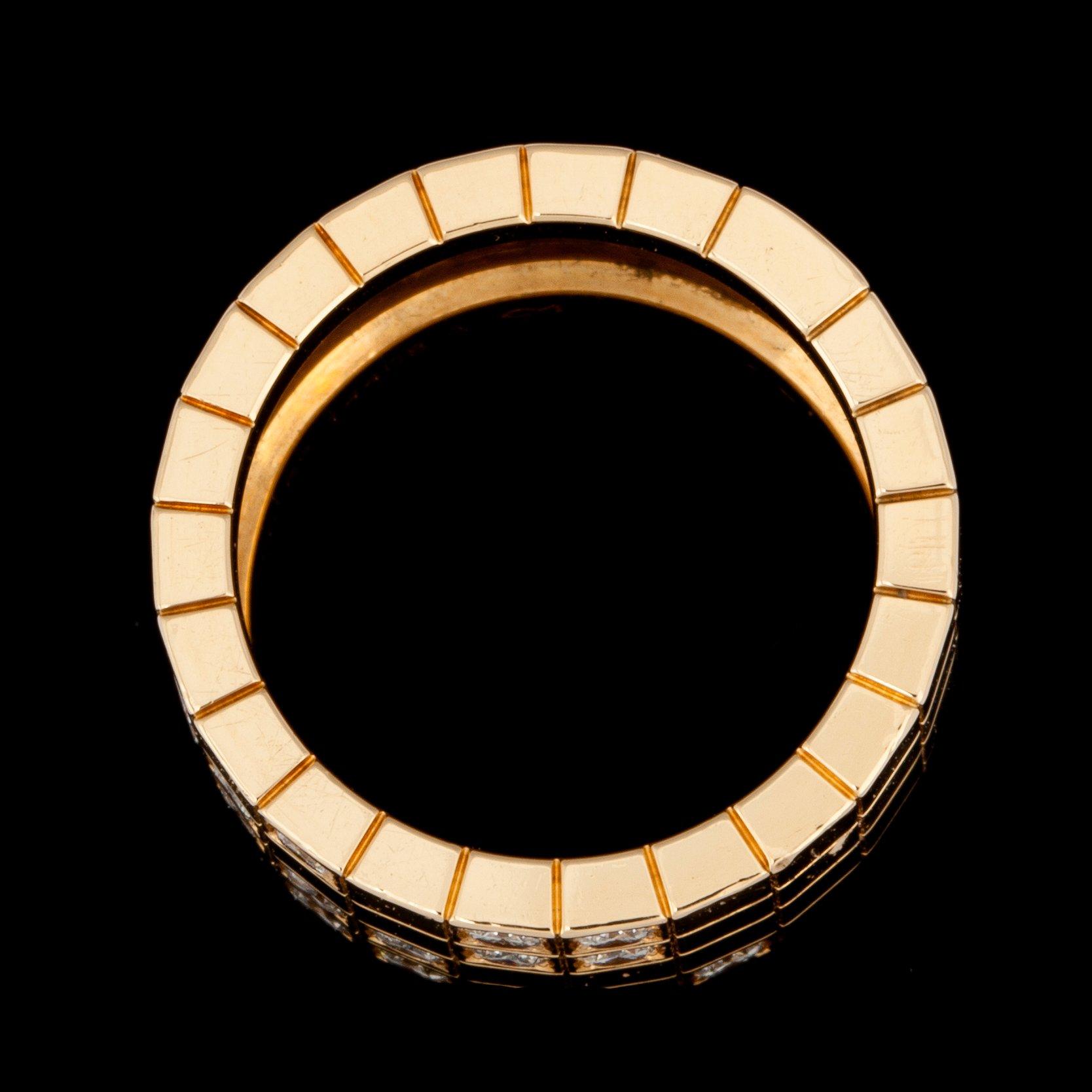 A Cartier diamond ring. Total carat weight circa 0.75 ct. No. 14408A.