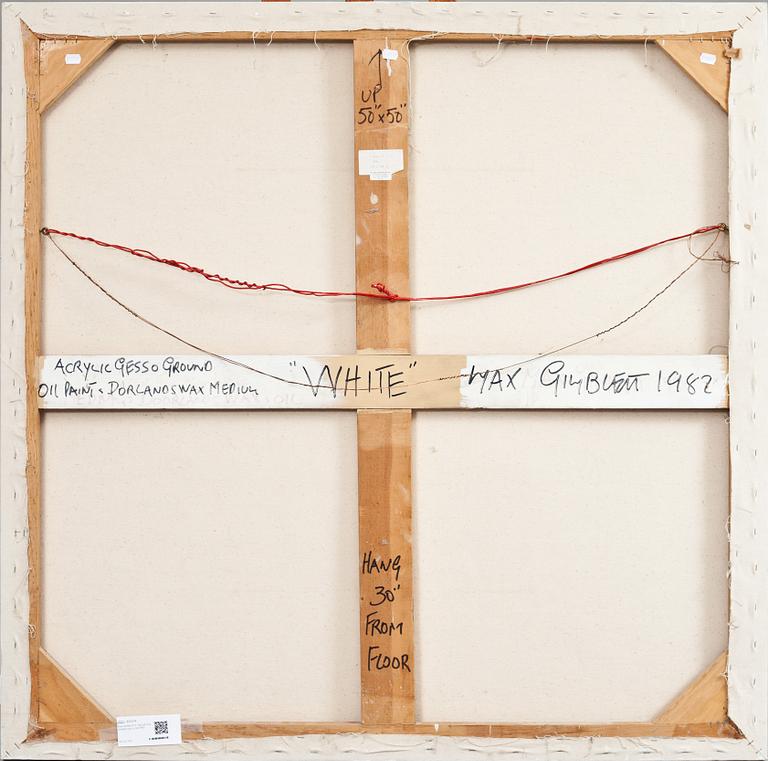 MAX GIMBLETT, olja på duk, a tergo sign o dat 1982.