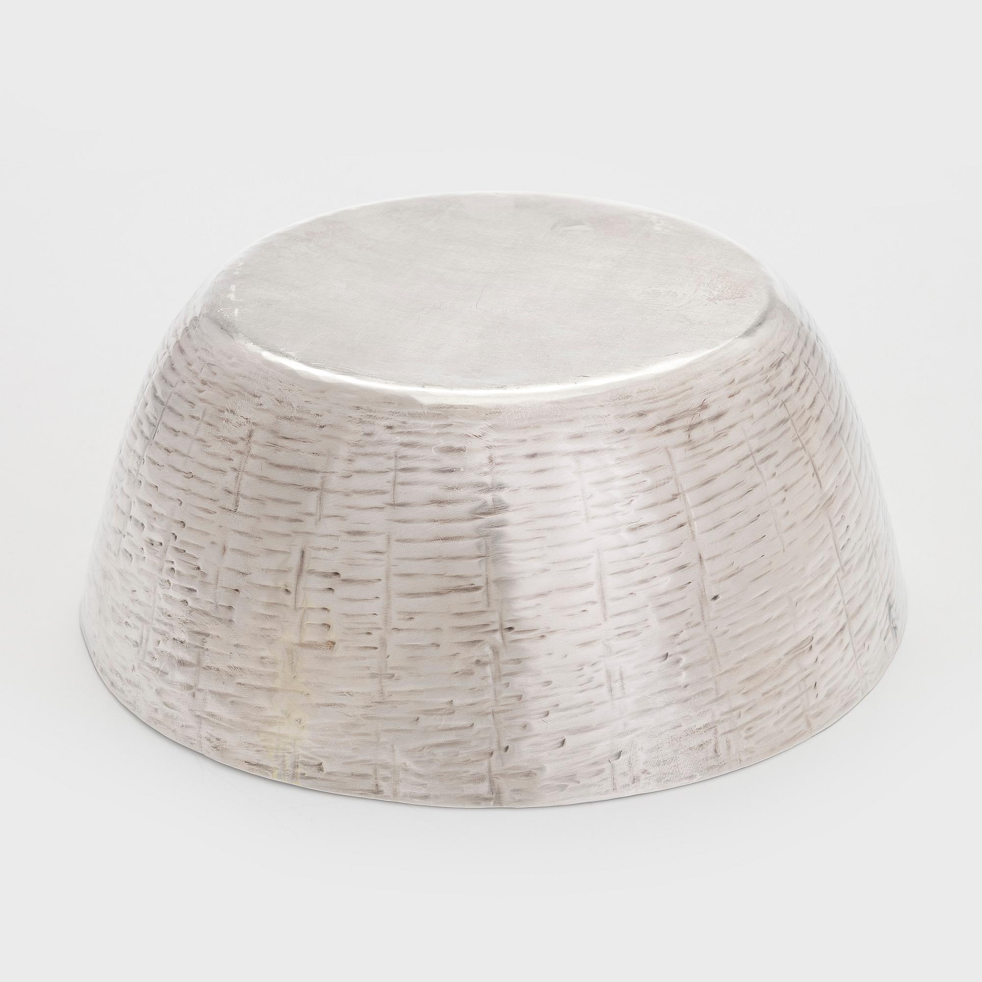 Tapio Wirkkala, a silver bowl, TW 243, Kultakeskus, Hämeenlinna 1986.