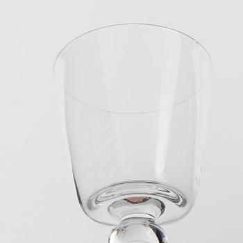 Gunnar Cyrén, a 'Versailles' glass service, Orrefors.