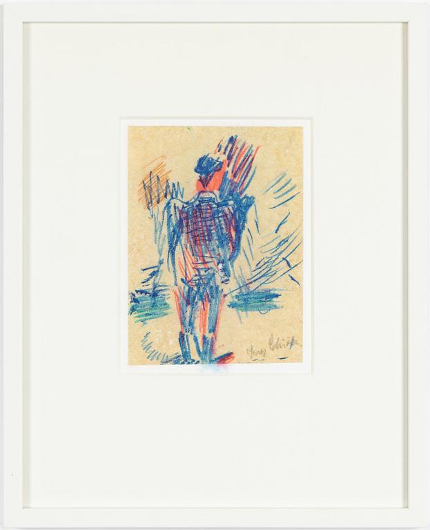 Inge Schiöler, Blå figur.