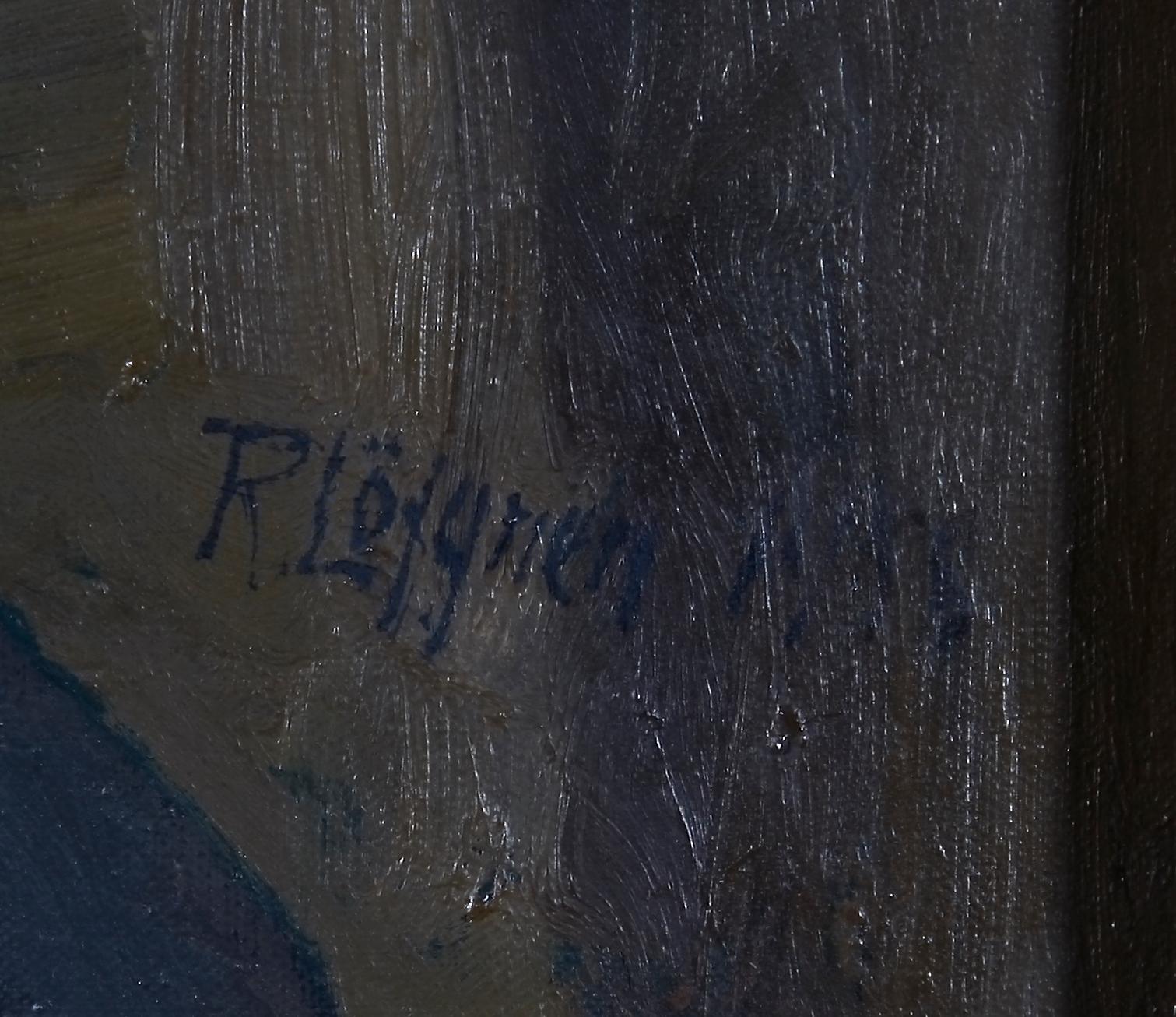 LÖFGREN, ROBERT, olja på duk, sign o dat 1955.