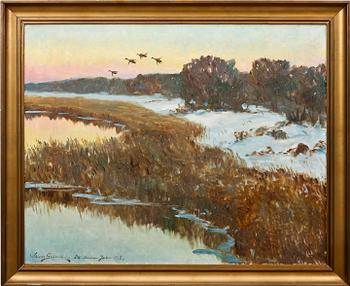 WILLIAM GISLANDER, olja på duk, sign o dat 1923.