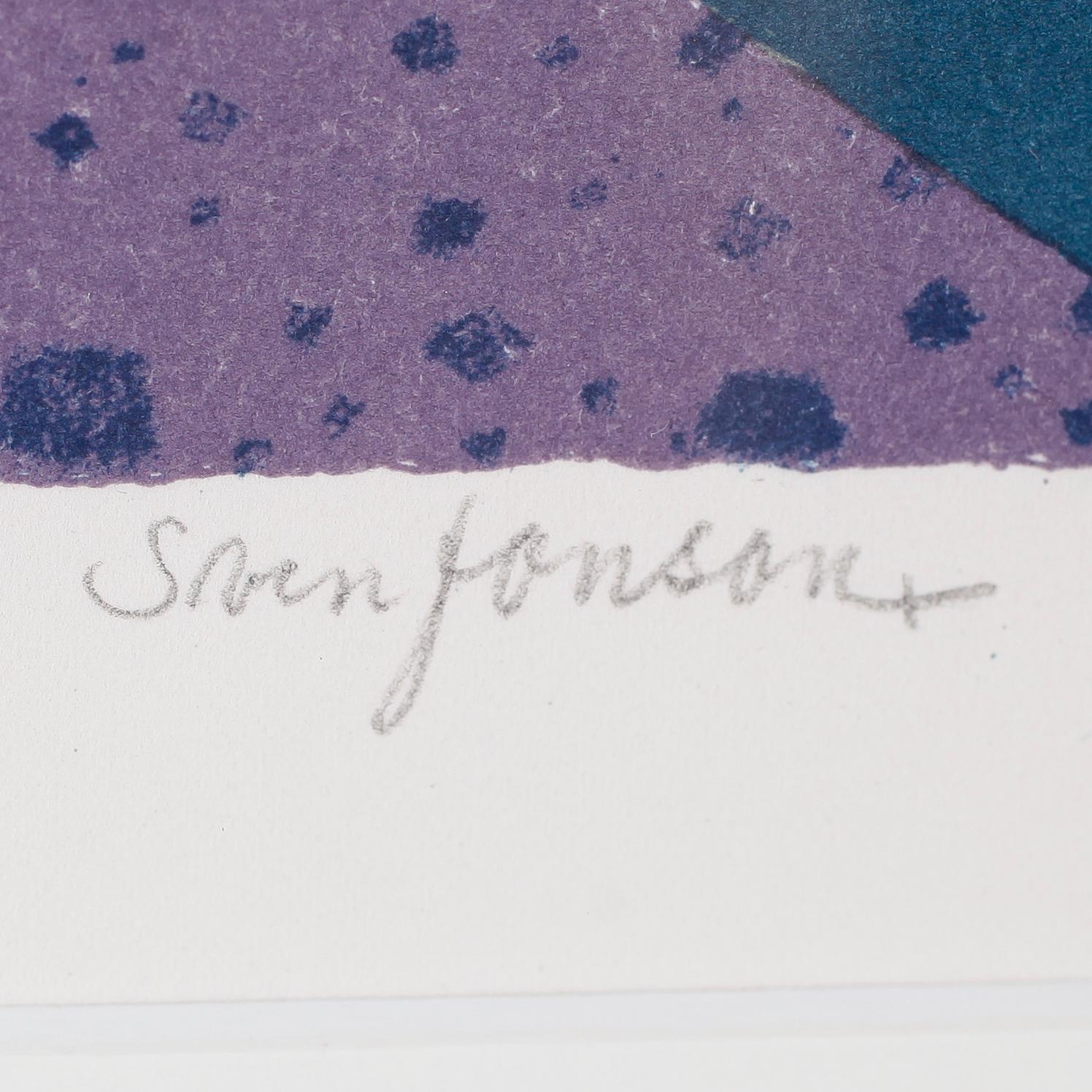 SVEN JONSON, färglitografi, signerad och numrerad 141/310.