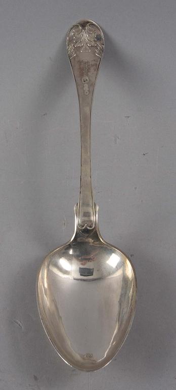 RAGUSKED, silver. A.J JÖRGENSON. "Fransk lilja" 1834.