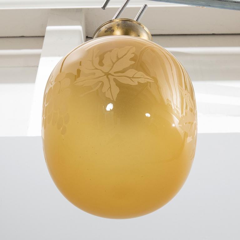 Ceiling lamp, 1940s.