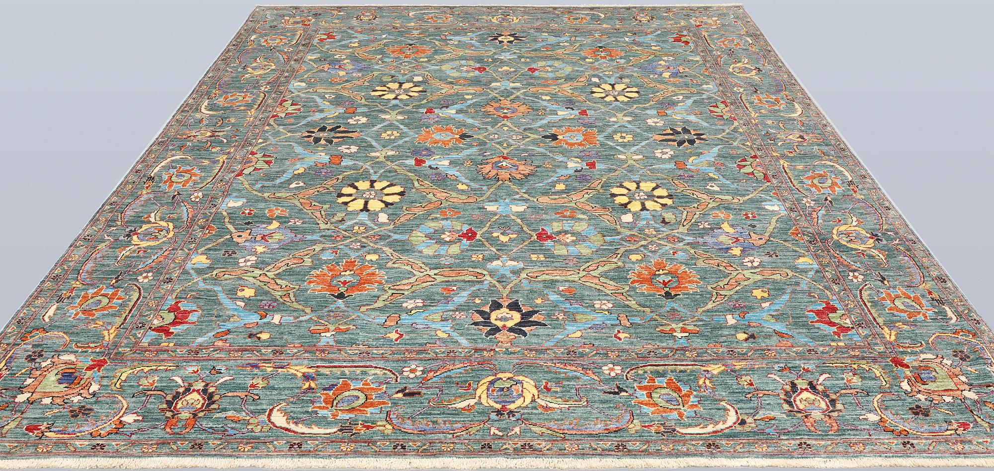 A carpet, Ziegler Design, c. 314 x 243 cm.