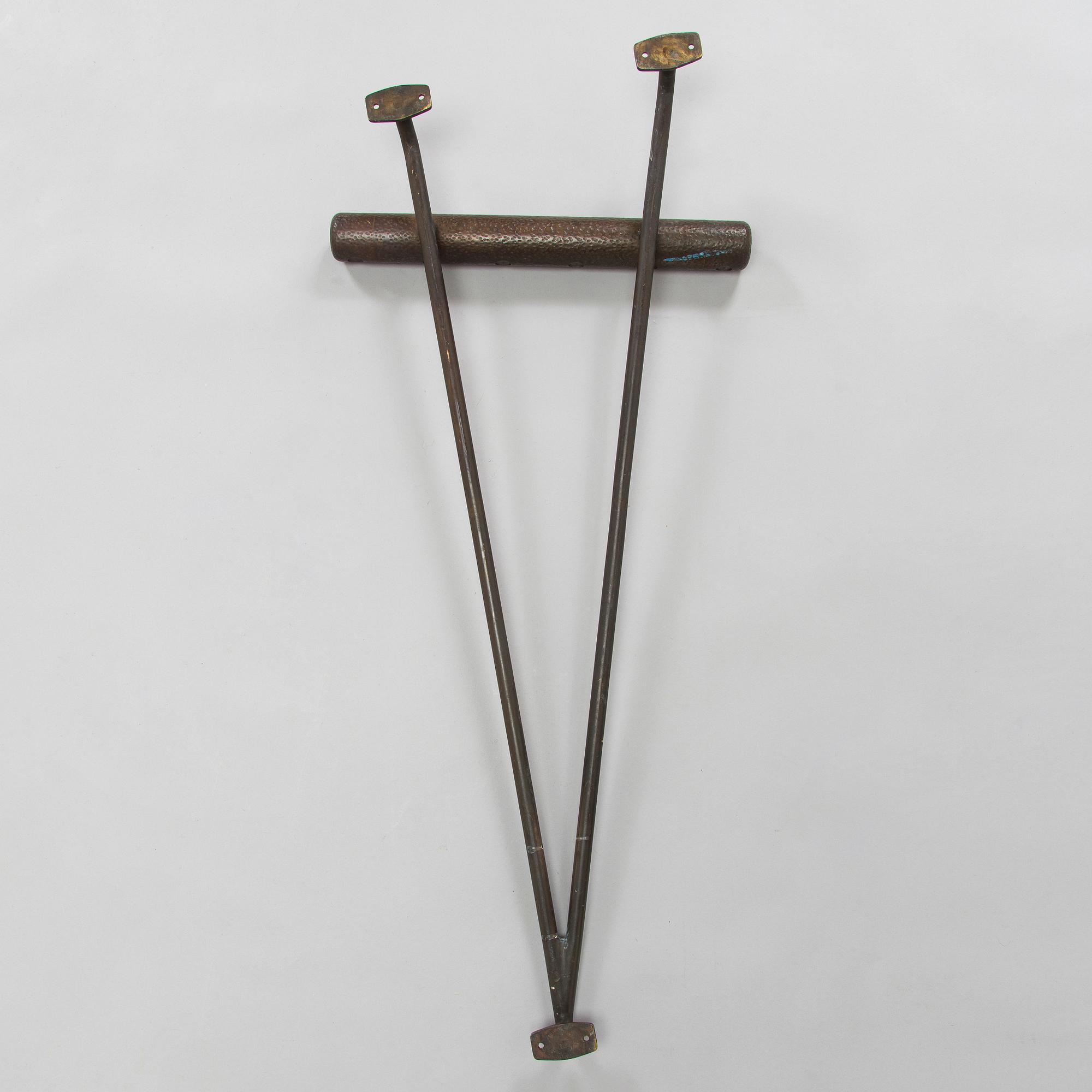 An early 20th century door handle.
