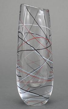VAS, glas, Vicke Lindstrand, Kosta. Formgiven före 1954.