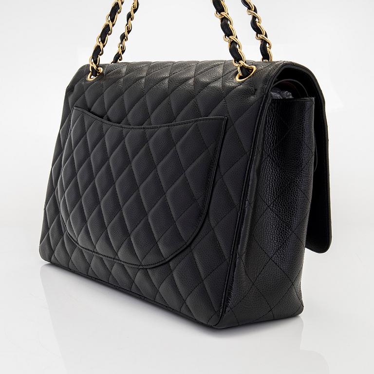 Chanel, a 'Double Flap Bag Maxi' bag, 2013-2014.