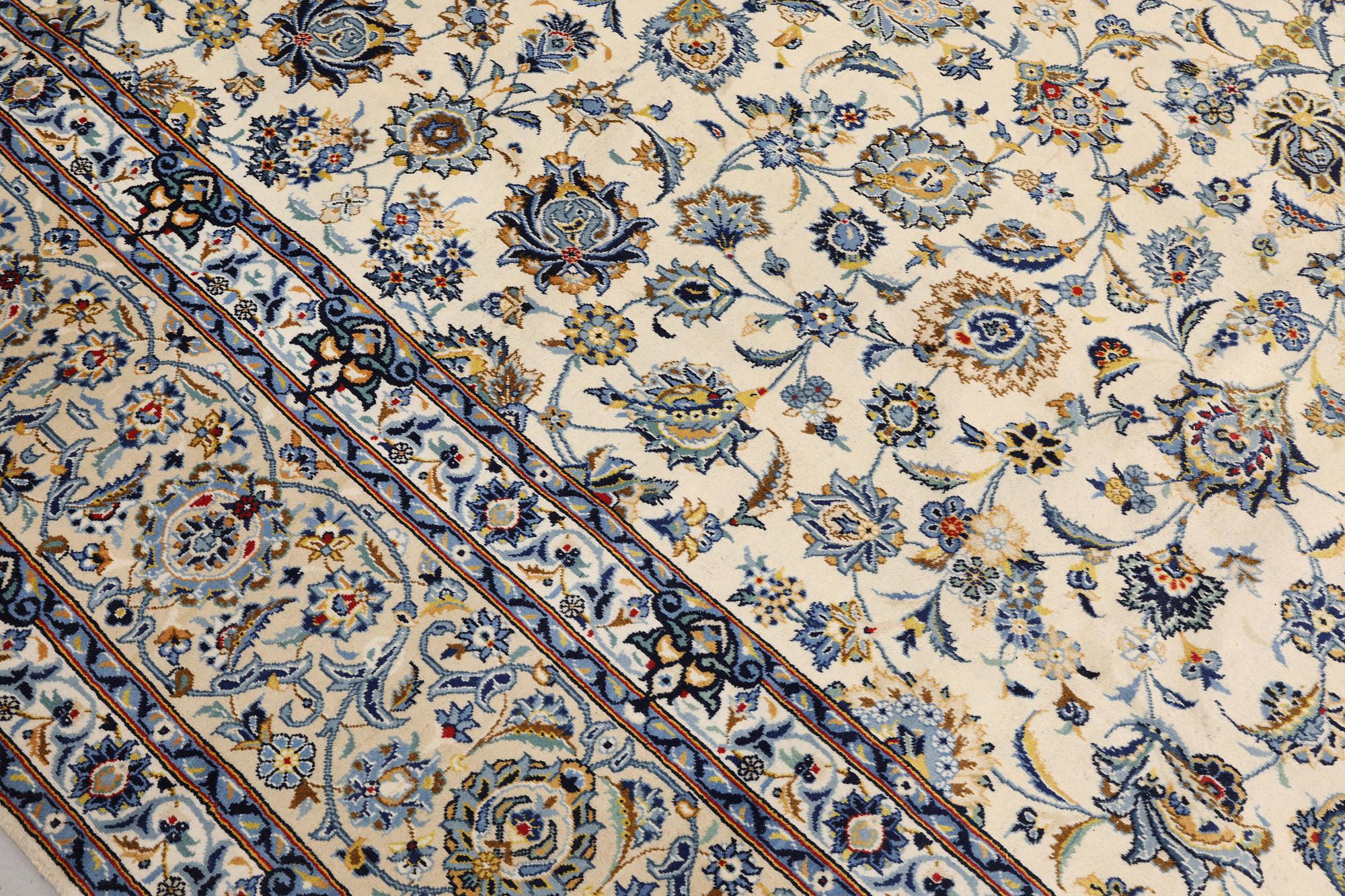 A Keshan carpet, 415 x 303 cm.