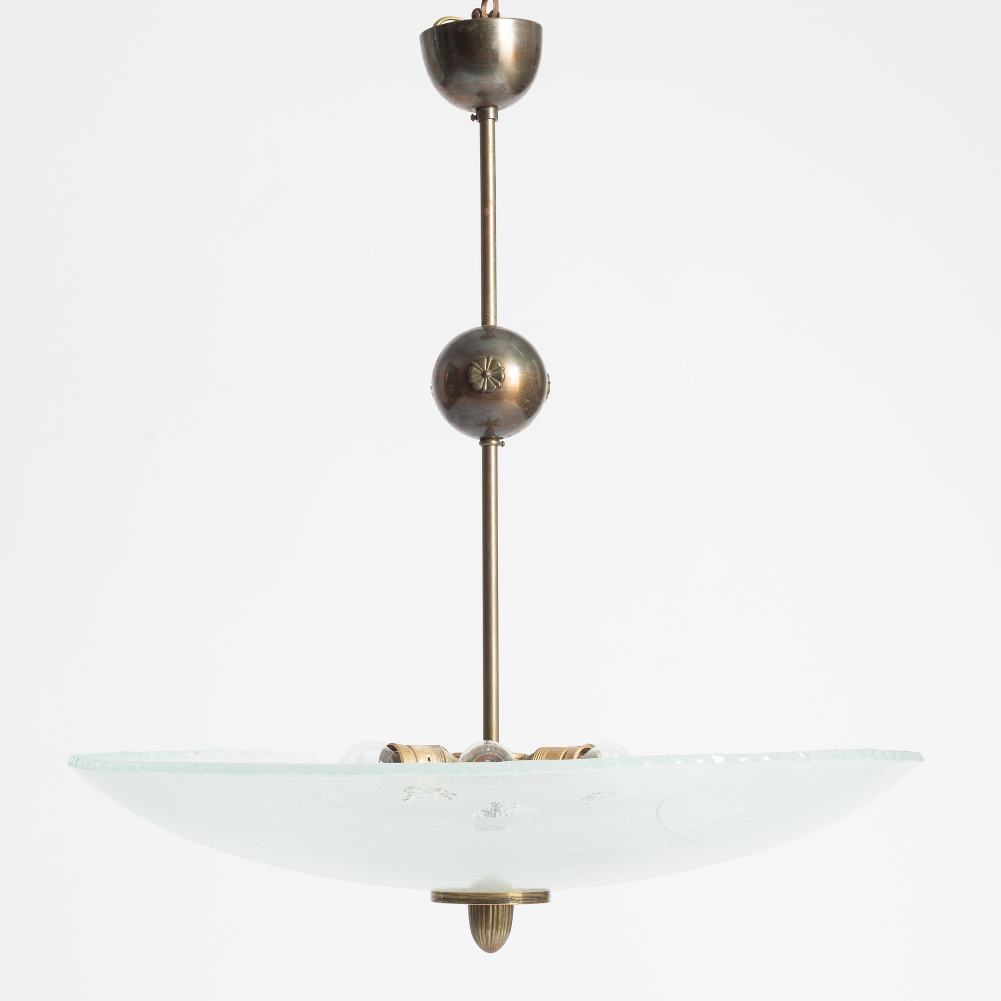 Taklampa,. 1930-40-tal.