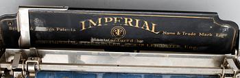 SKRIVMASKIN, The Imperial Typewriter Co Ltd, Leicester, Josef Kihlberg, Hjo, 1900-talets första hälft.