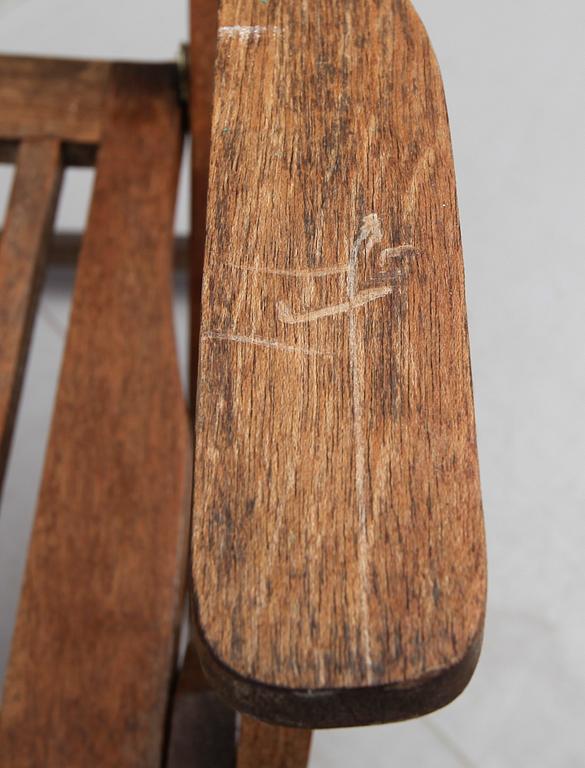 TRÄDGÅRDSSTOLAR, 3 st, 1900-talets andra hälft.