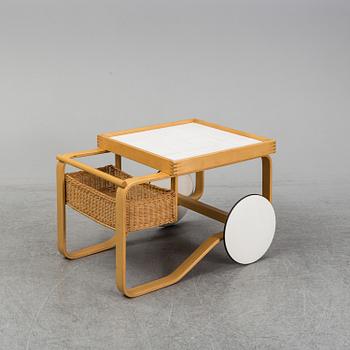 ALVAR AALTO, a model 900 birch tea trolley, Artek, Finland.