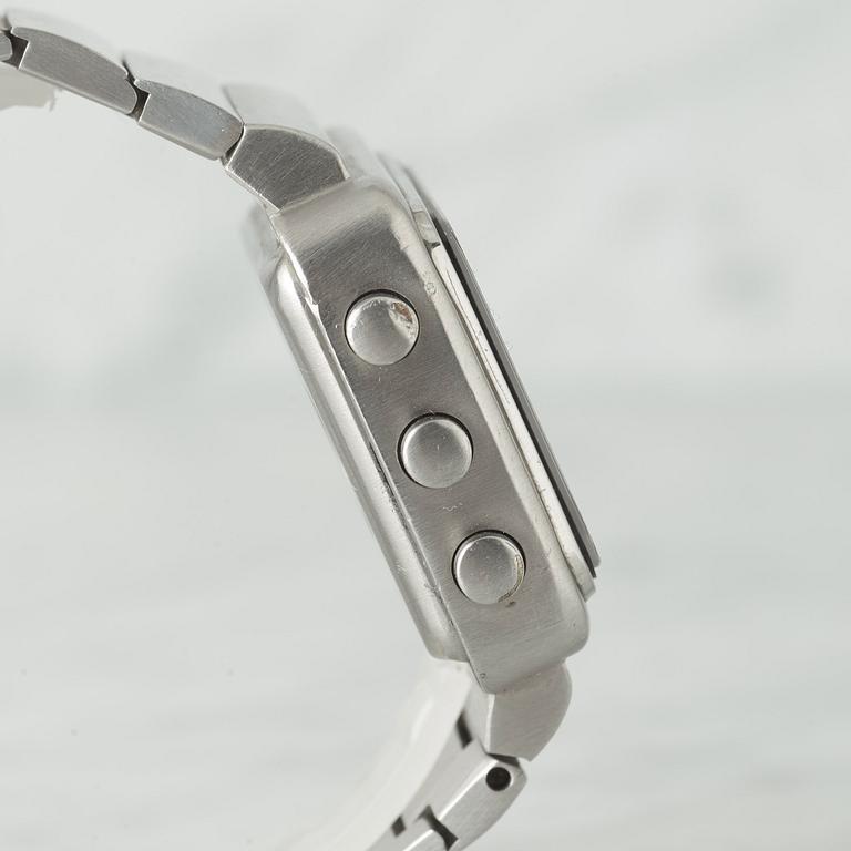 OMEGA, Seamaster, Chrono-Quartz, "Albatros", wristwatch, 46.7 x 34 mm,