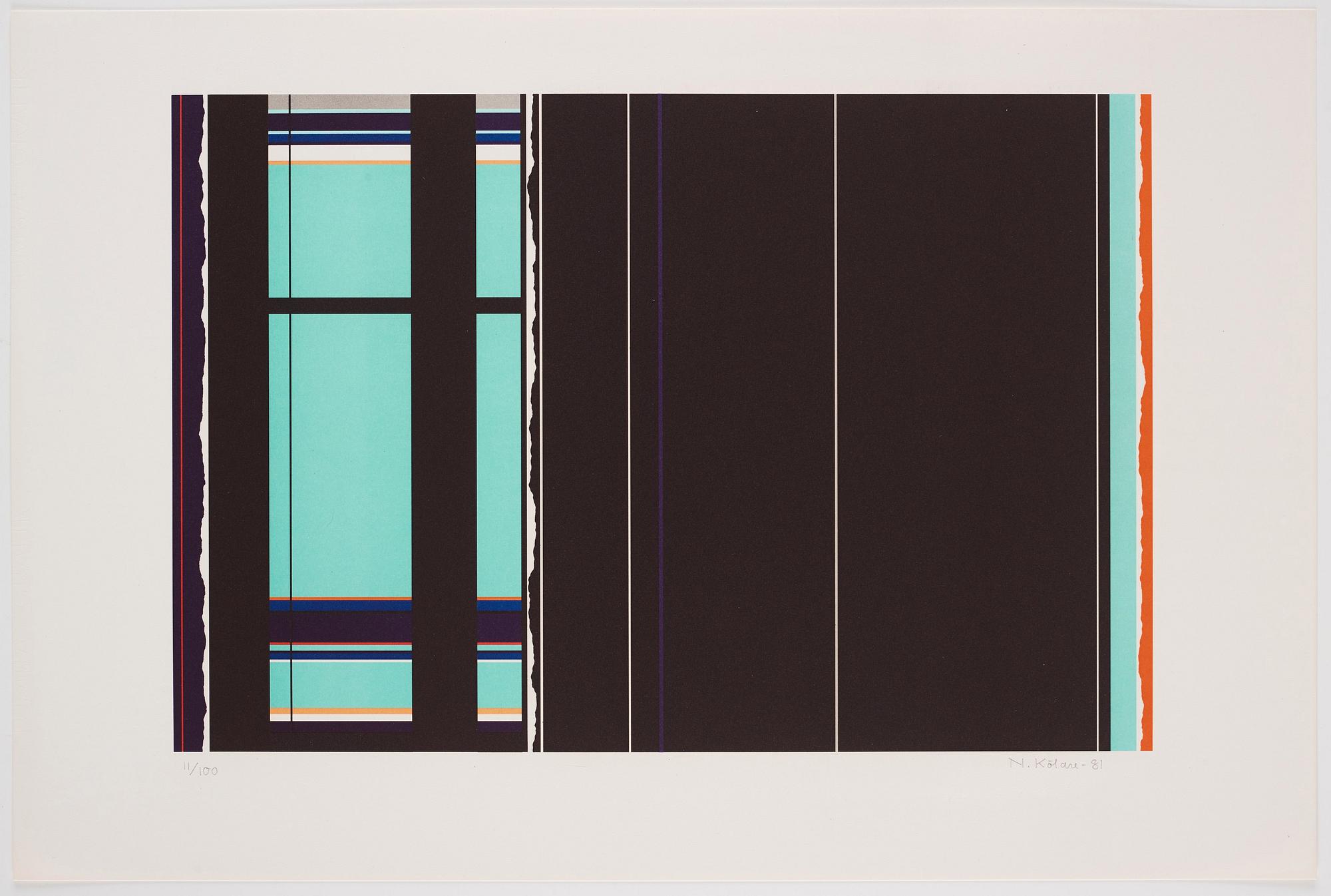 ”6 konkreta” the complete portfolio of 6 lithographs.