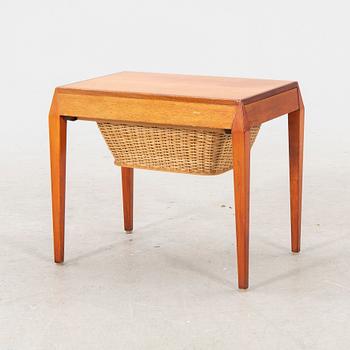 Severin Hansen, a teak and rattan sewing table.